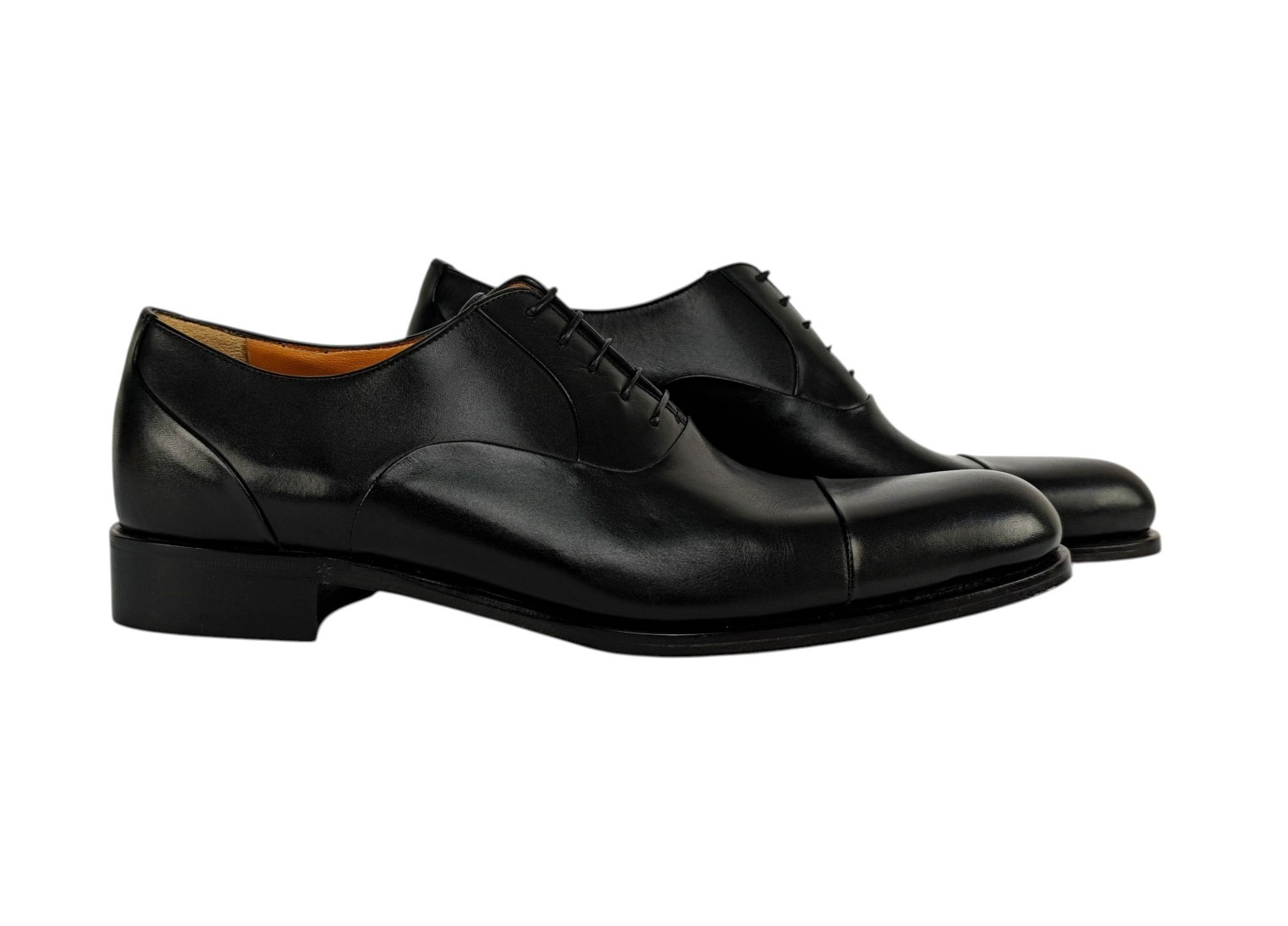 1300$ TESTONI 1929 Oxford Shoes Black Lux Calf Goodyear Welted 8 UK 9 US 42 IT
