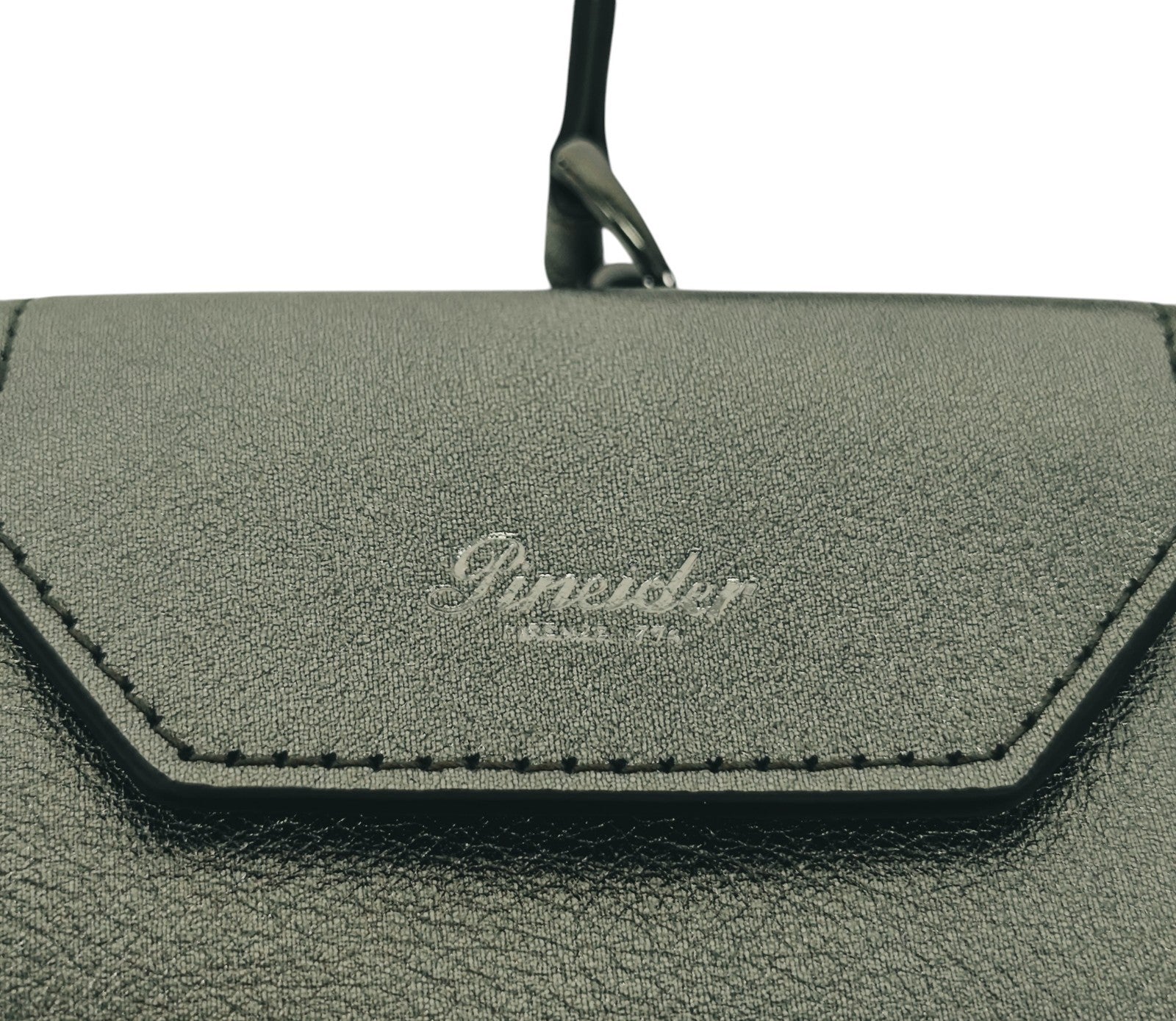 150$ PINEIDER FIRENZE 1774 Headphones Airpods Holder Calf Laminated Silver