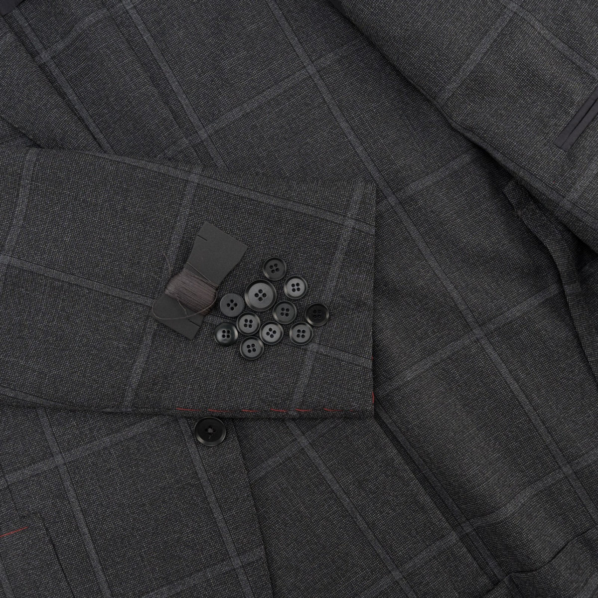 $6600 ISAIA NAPOLI "Marechiaro" Gray Suit Fine Wool 4 Season 44 US / 54 EU 7R