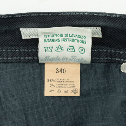 415$ LUIGI BORRELLI NAPOLI Dark Blue Denim Jeans Pant Cotton 35 US / 51 EU