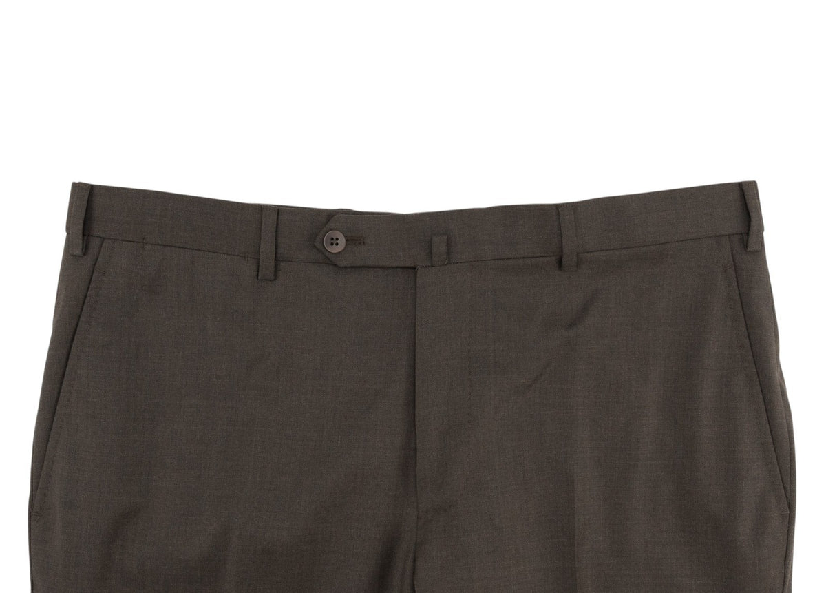 $6600 ISAIA "Capri" Dark Brown Suit Fine Wool Aquaspider 44 US / 54 EU 8R