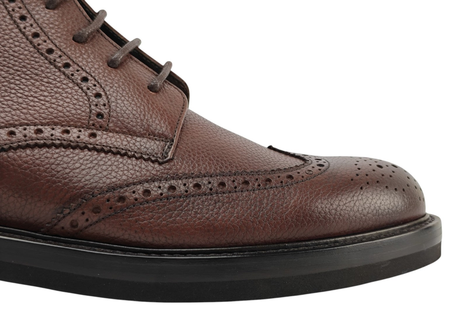 1450$ TESTONI Cigar Ankle Boot Shoes Grain Calf  Wool Lining 8 UK / 9 US / 42 IT