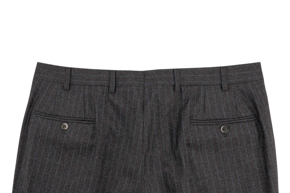 2800$ SARTORIO NAPOLI by KITON Dark Gray 3/2 Roll Suit Wool 120's 42 US / 52 IT