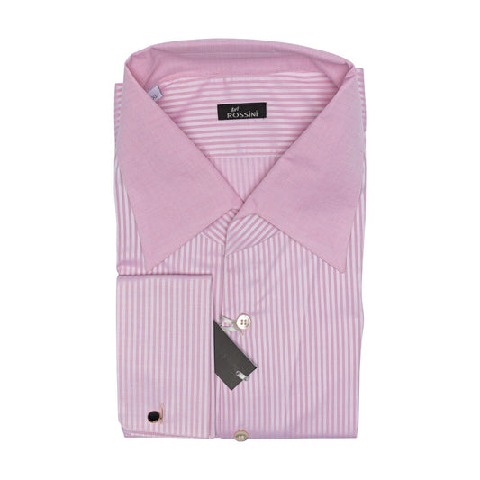 690$ GERLIN X AVI ROSSINI Shirt Pink Jacquard ALUMO Cotton   ZILLI
