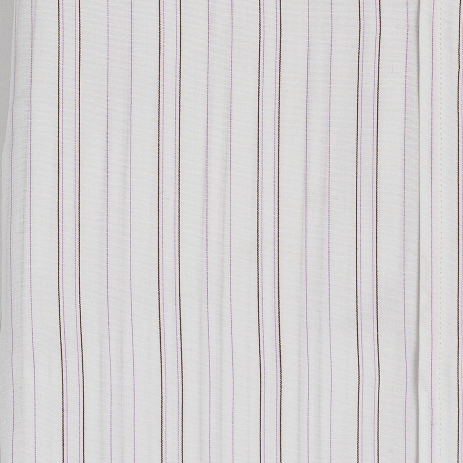520$ RUBINACCI NAPOLI White Hand-Sewn Striped Shirt Cotton Classic Fit   3X