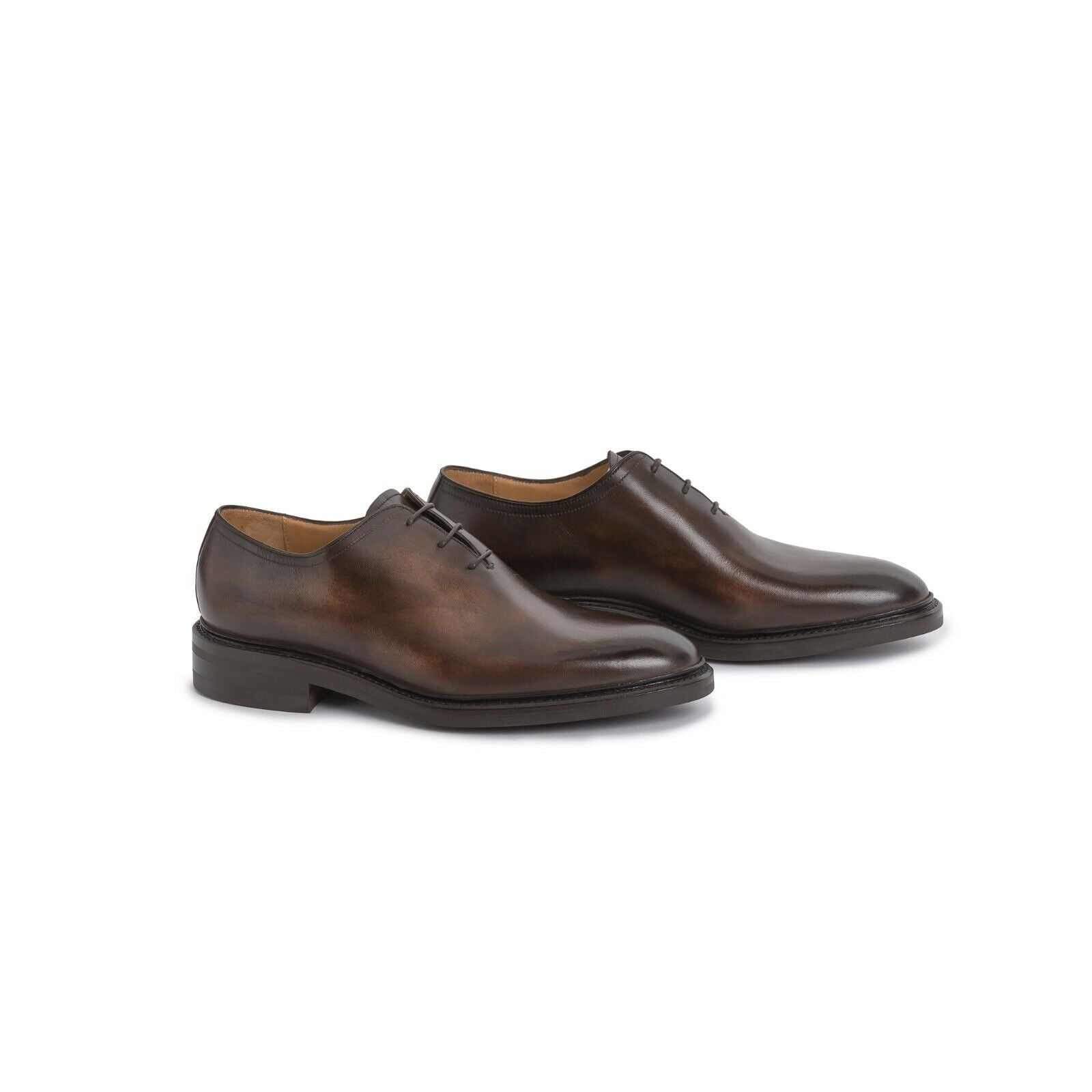 Carlos Santos Leather Wholecut Shoes Brown Coimbra Goodyear Welted 9289