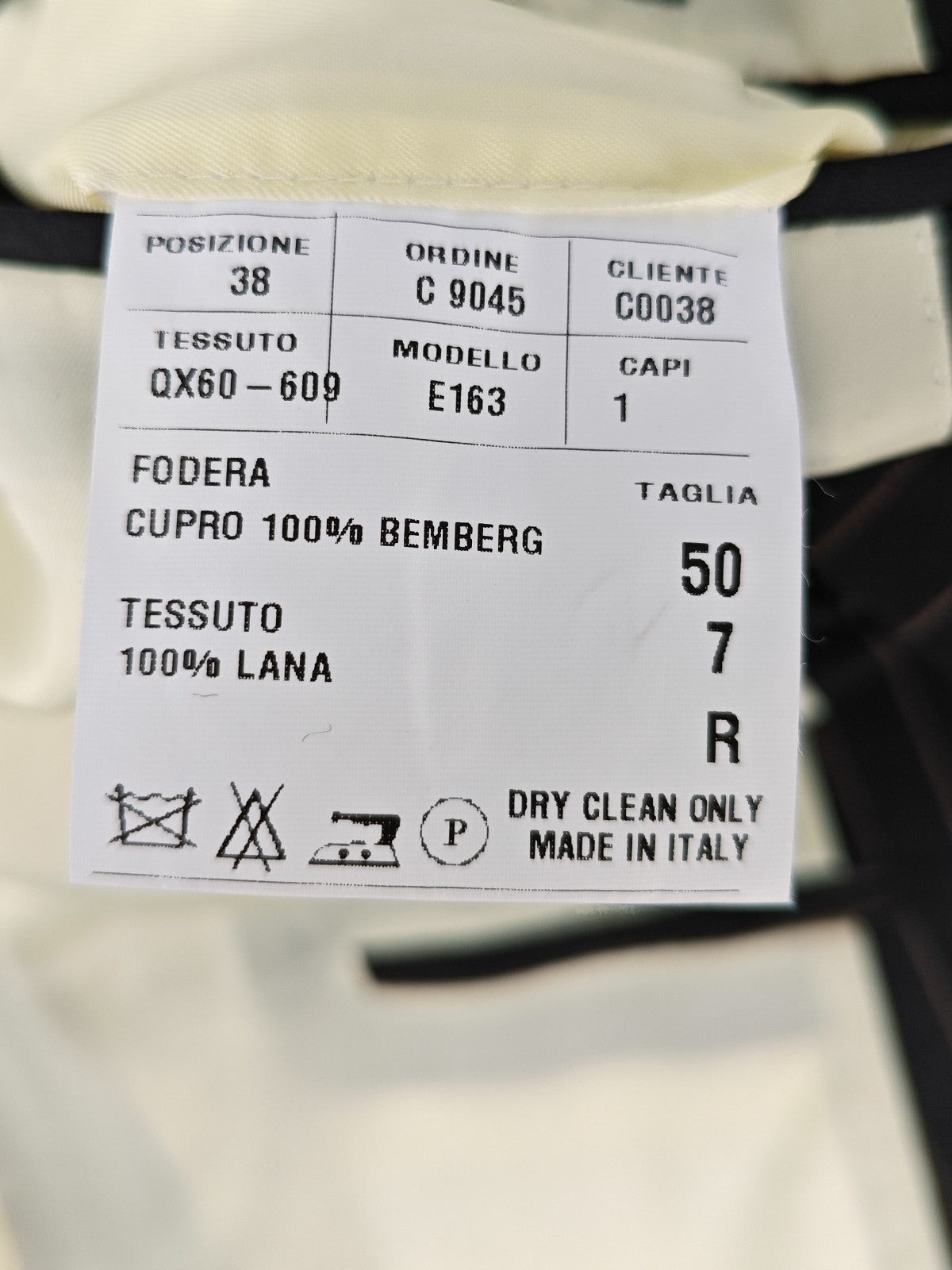 $2200 RAFFAELE CARUSO Black Double Breasted Suit Striped Wool 150's  40 US 50 EU