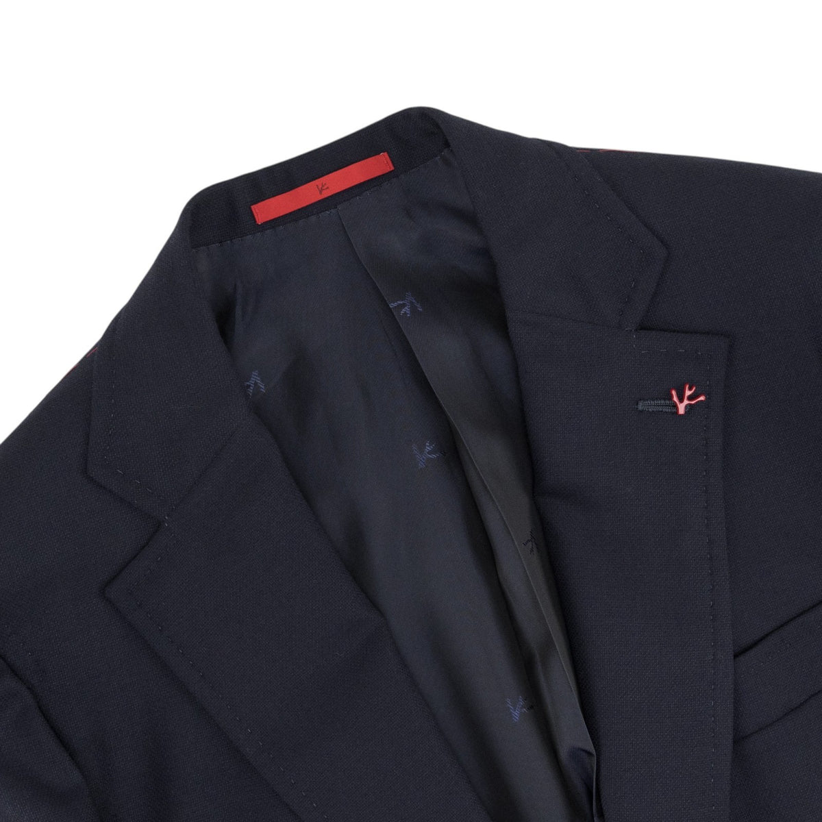 $6600 ISAIA NAPOLI "Domenico" Blue Navy Suit Soft Wool  38 US / 48 EU 7R