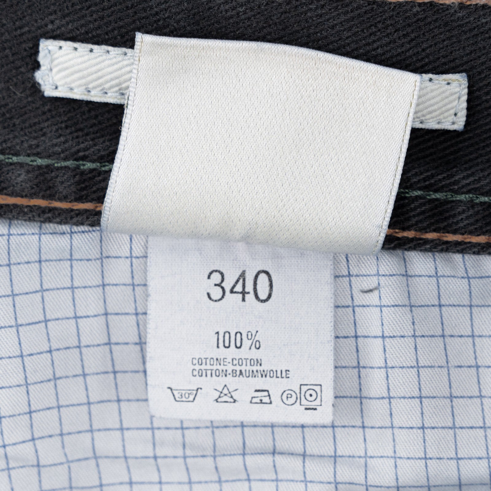 415$ LUIGI BORRELLI NAPOLI Gray Wash Denim Jeans Pant Twill Cotton