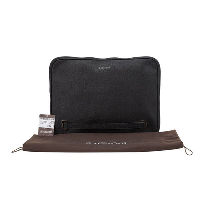 $730 Testoni Bologna Bright Denim Jeans Clutch Bag / Document Holder + PC case