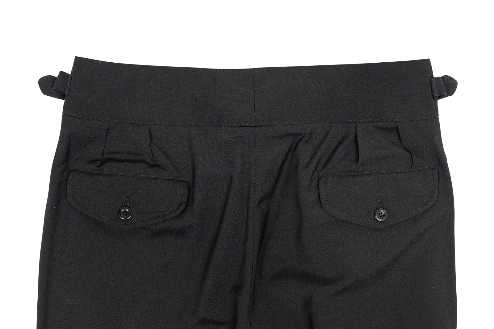 670$ RUBINACCI NAPOLI "Manny" Gray High Rise Trouser Pant Gurkha Wool / Mohair