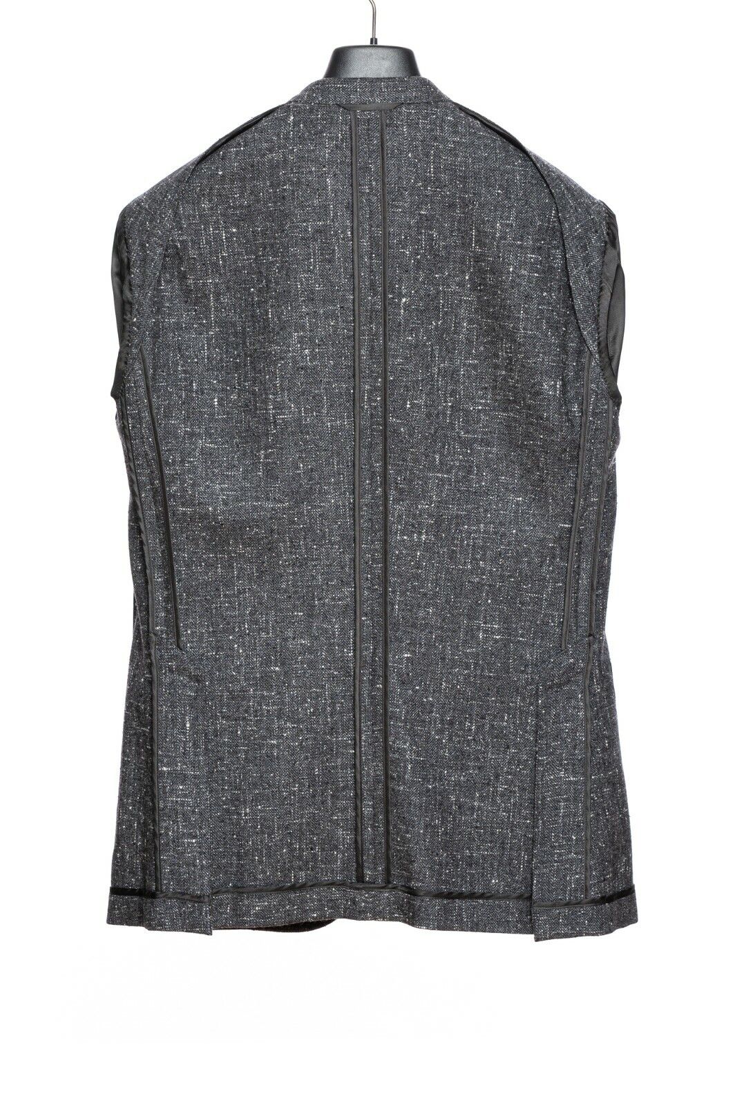 $2295 BELVEST Gray Wool Cashmere Silk Jacket 42 US / 52 EU Drop 8R  F/W 2018