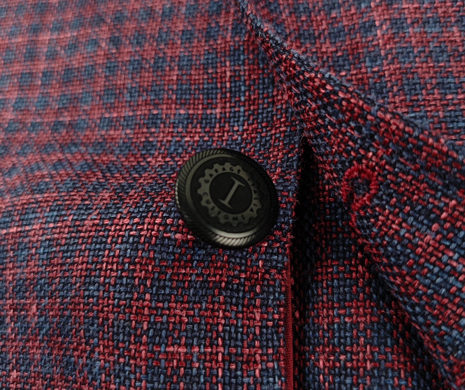 $1940 RUBINACCI NAPOLI Blue Sahariana Guru Jacket Wool /Silk Linen 40 US / 50 EU