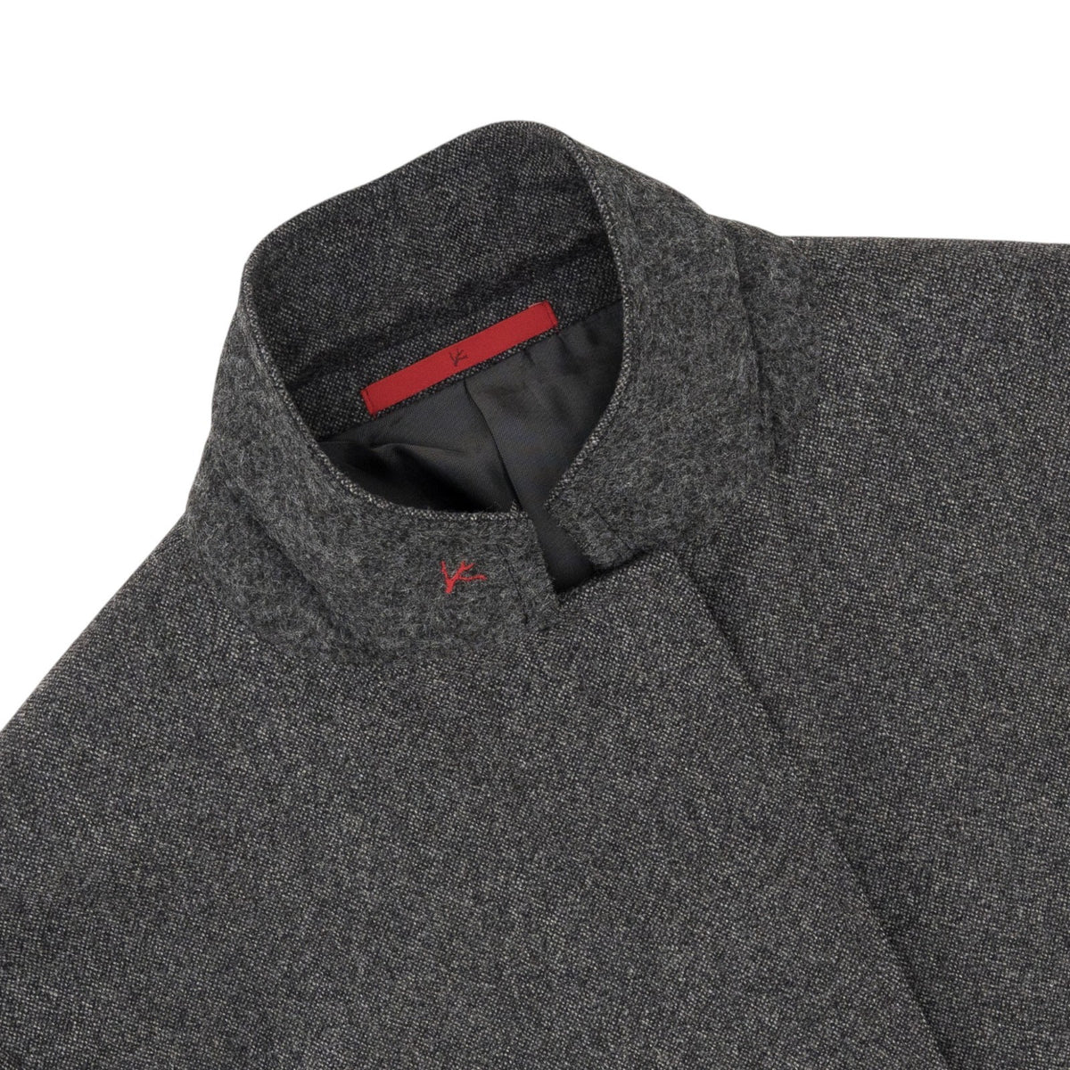 $6900 ISAIA NAPOLI "Capri" Dark Gray Suit Wool / Cashmere 46 US / 56 EU 7R