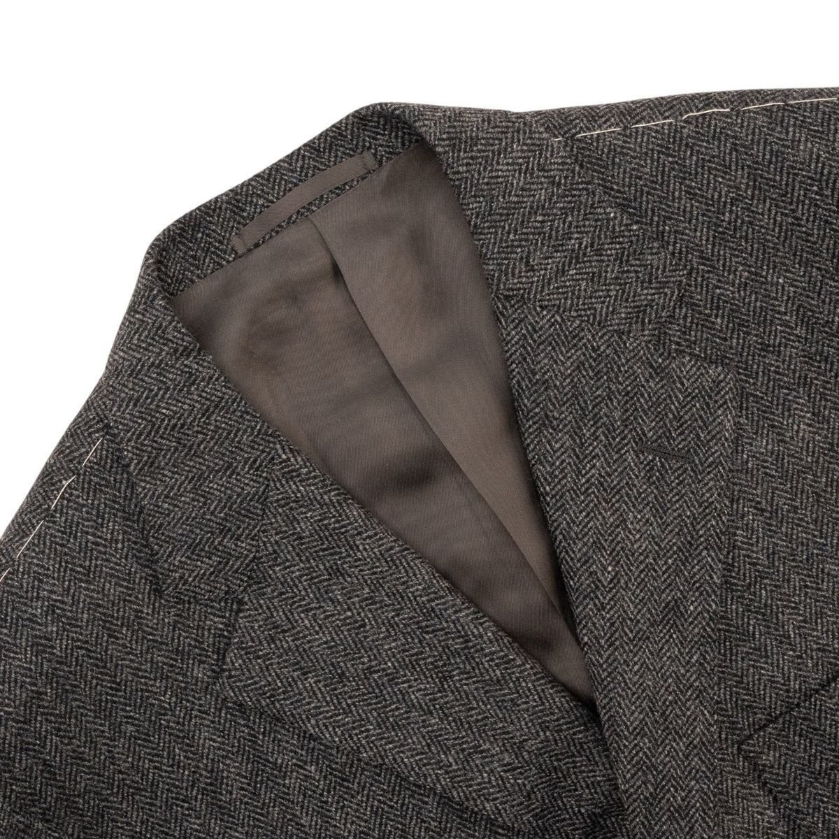 1900$ RAFFAELE CARUSO Gray 3/2 Roll Jacket Sport Coat Cashmere Wool 44 US 54 IT