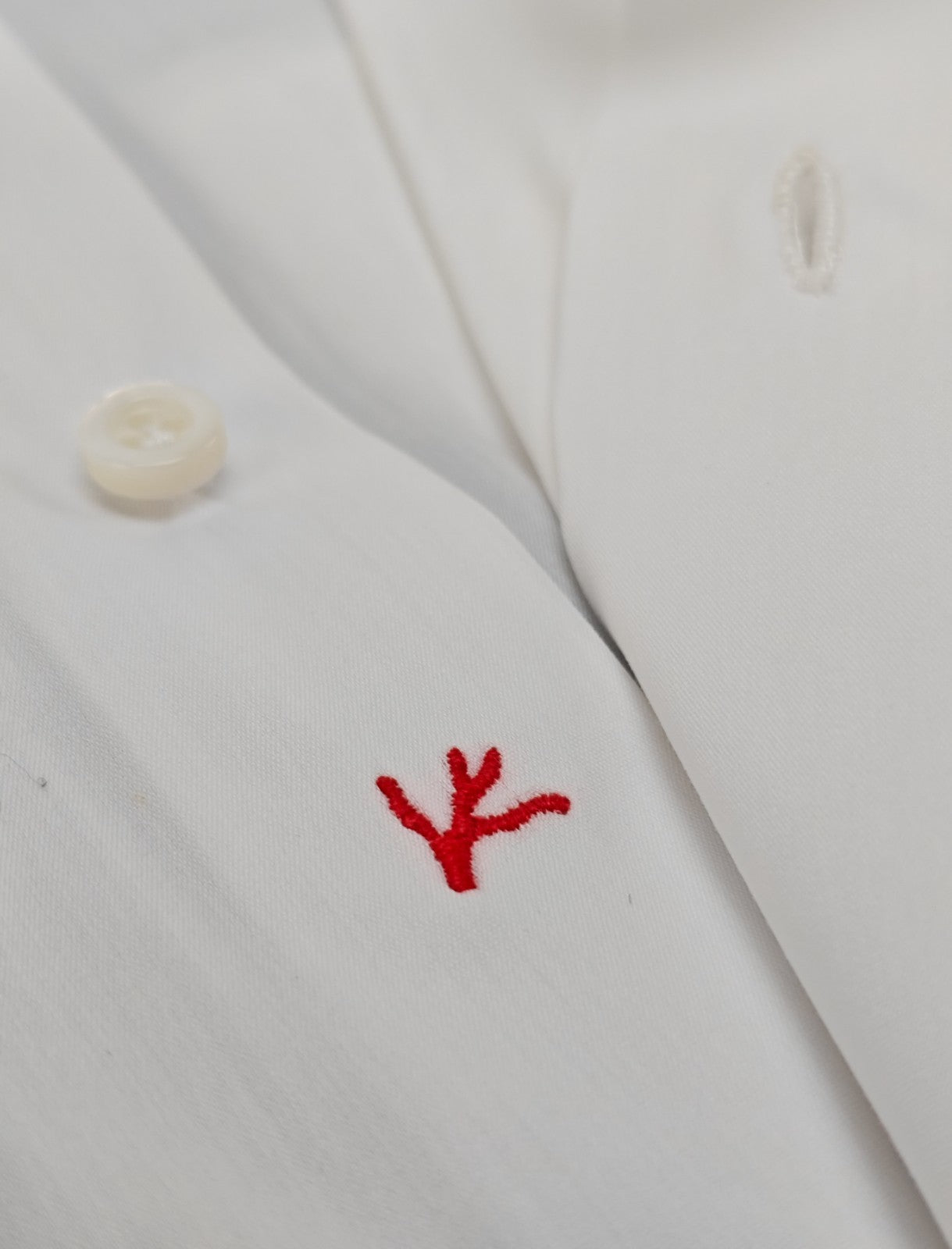 790$ ISAIA "Mix" Comfort Project White Dress Shirt Fine Stretch Cotton  1S