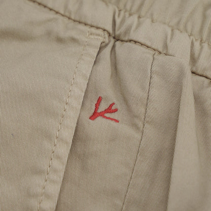 850$ ISAIA NAPOLI Beige Sand Drawstring Short Pant Cotton 40 US / 56 EU