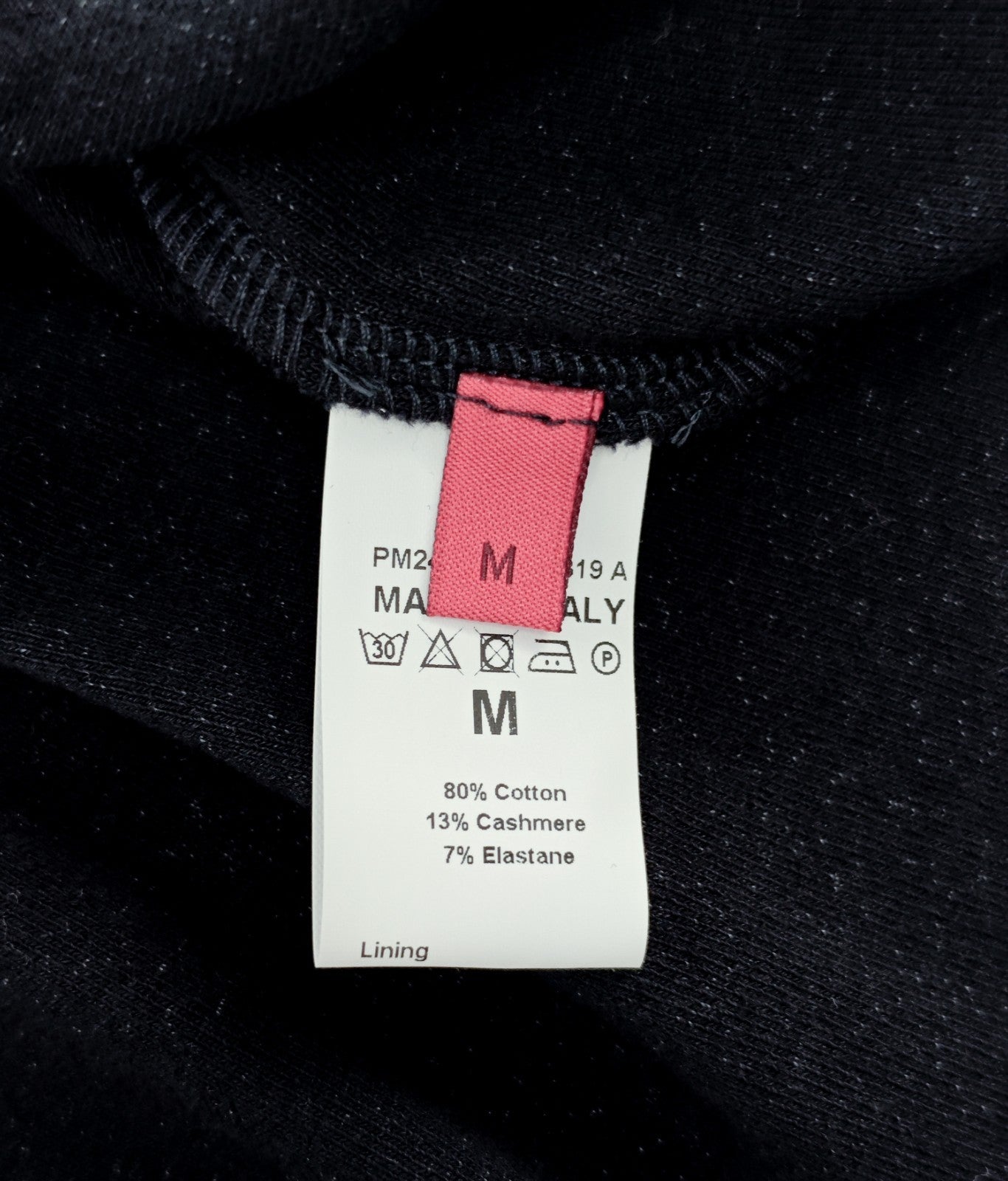 1250$ ISAIA NAPOLI Blue Navy Polo Half Zip Sweater Cotton Cashmere Size M
