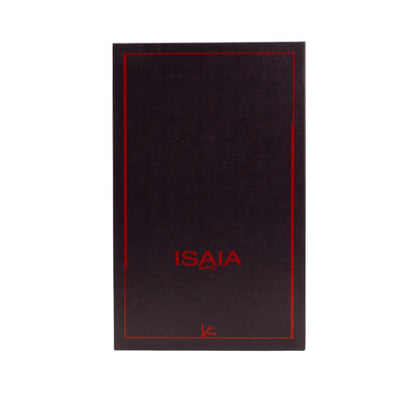 $1350 ISAIA NAPOLI Oxford Shoes Handcrafted Goodyear Wholecut Black