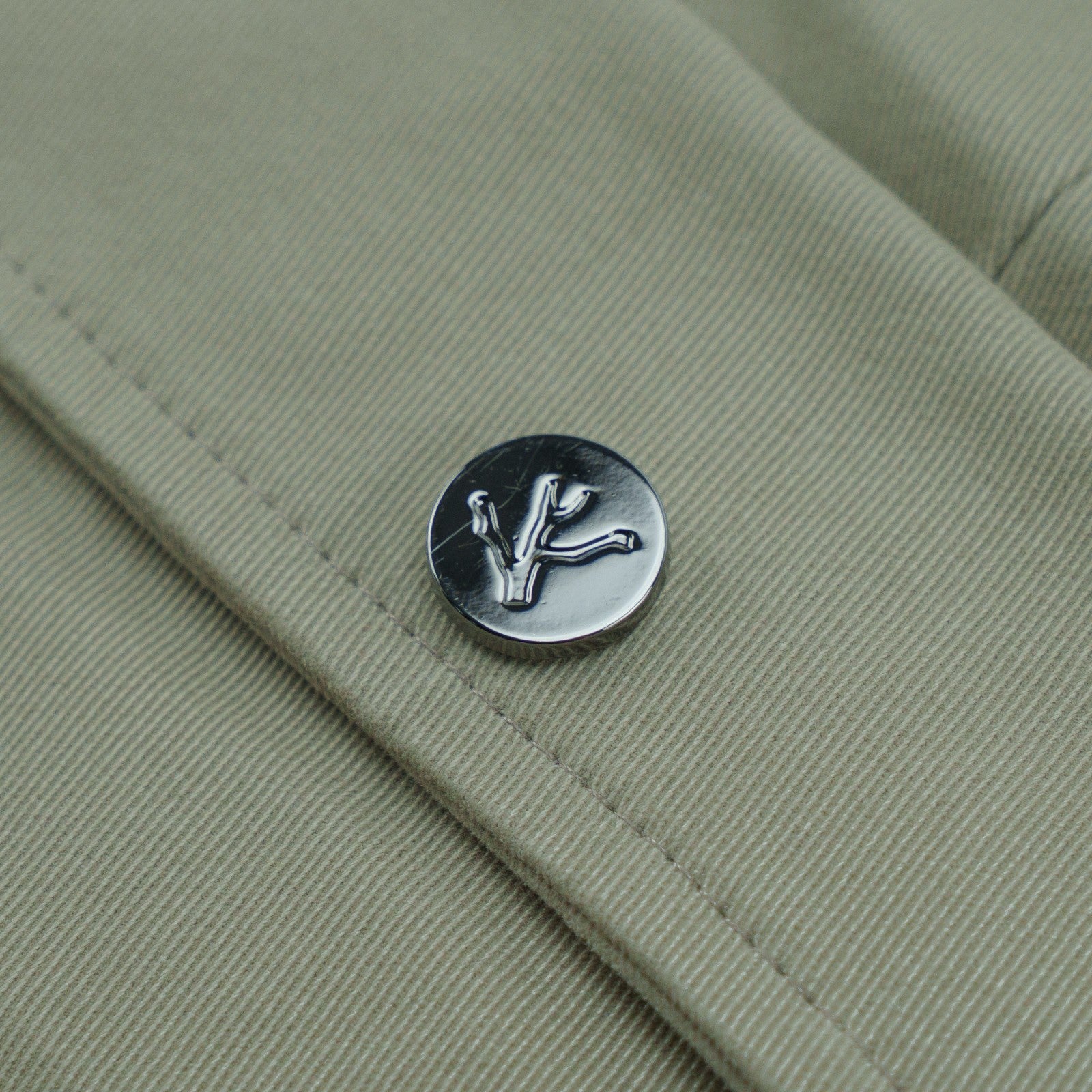 1050$ ISAIA NAPOLI Olive Green Cargo Drawstring Pant Comfort Cotton 32 US 48 EU