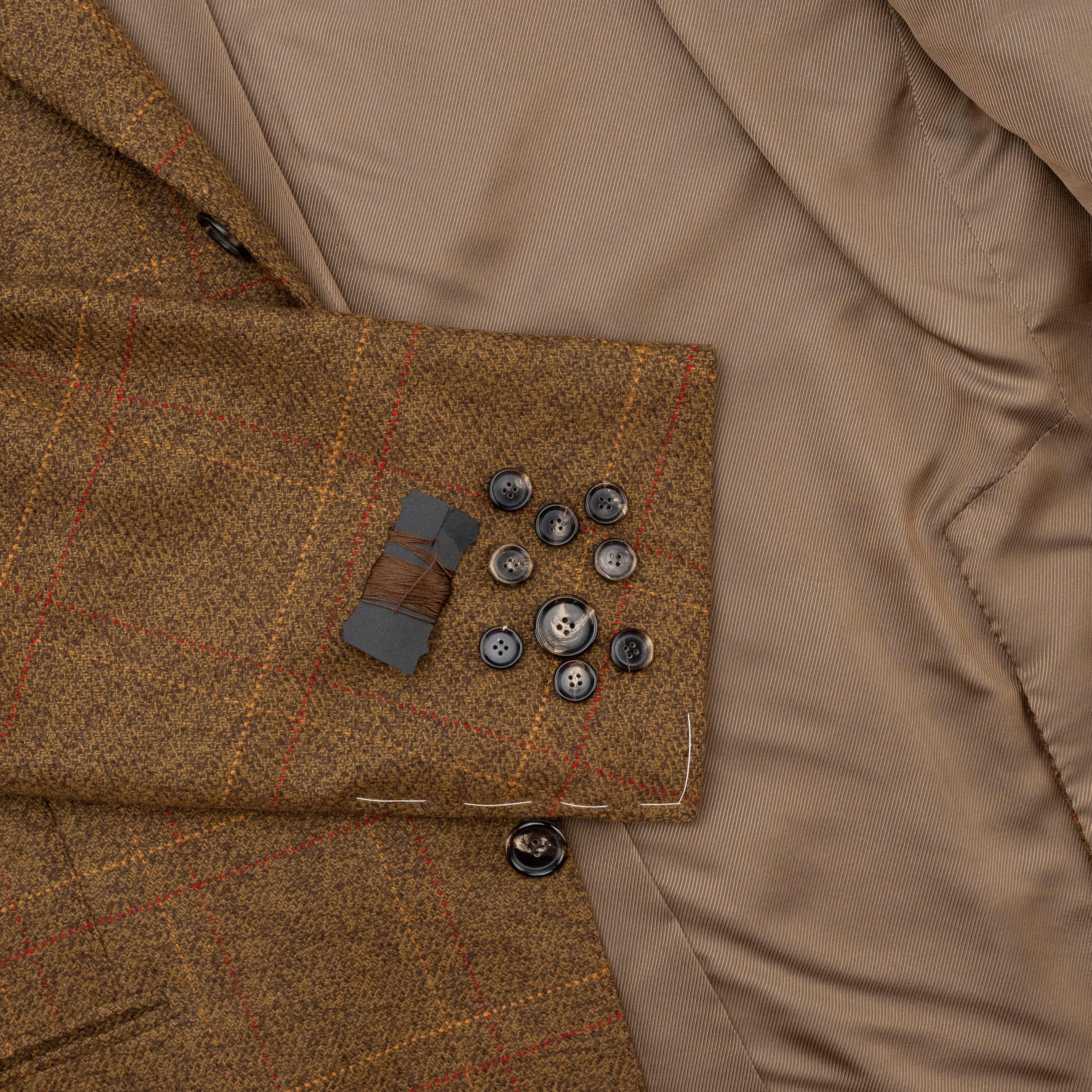 CESARE ATTOLINI NAPOLI Brown Jacket Sport Coat 100% Cashmere 42 US / 52 IT