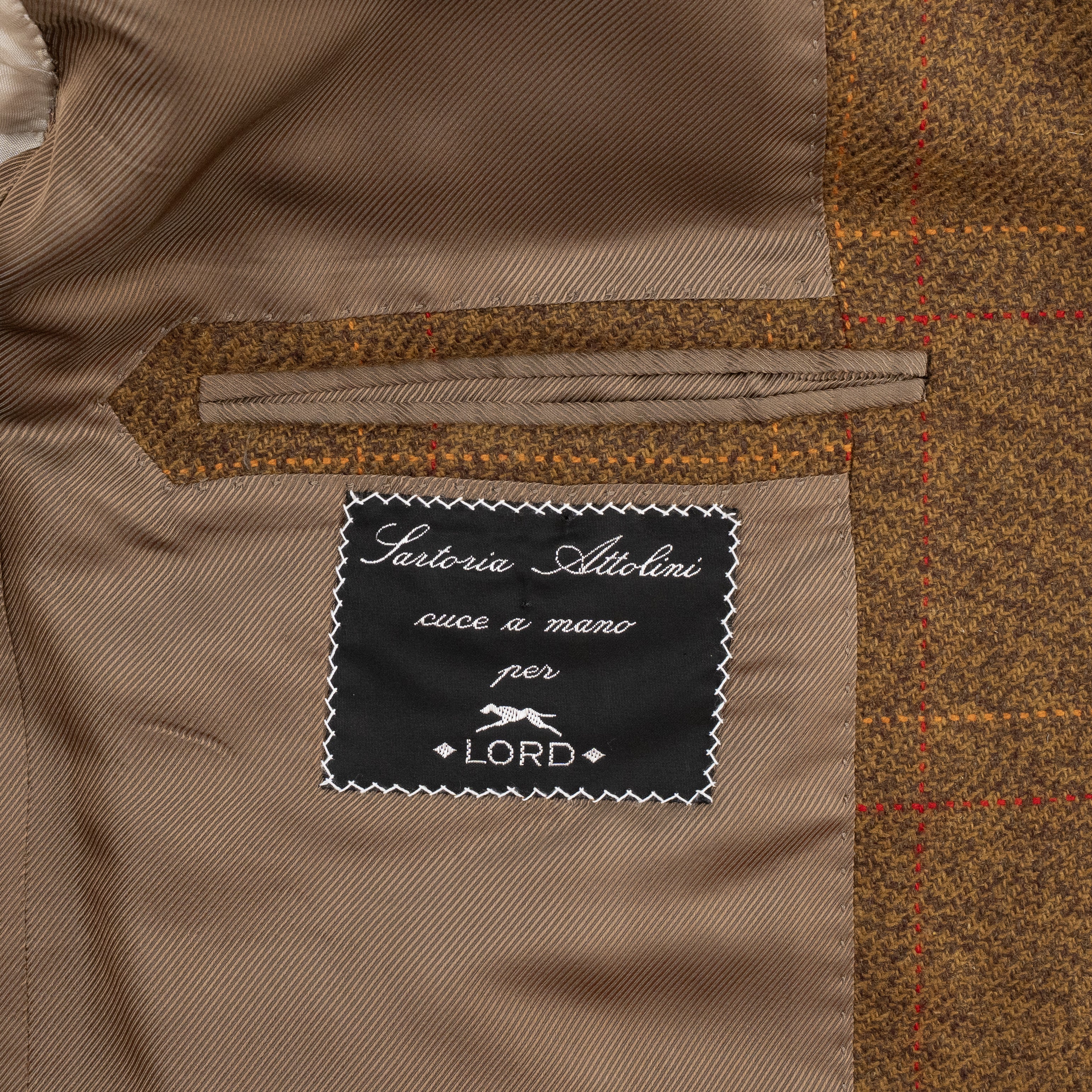 CESARE ATTOLINI NAPOLI Brown Jacket Sport Coat 100% Cashmere 42 US / 52 IT