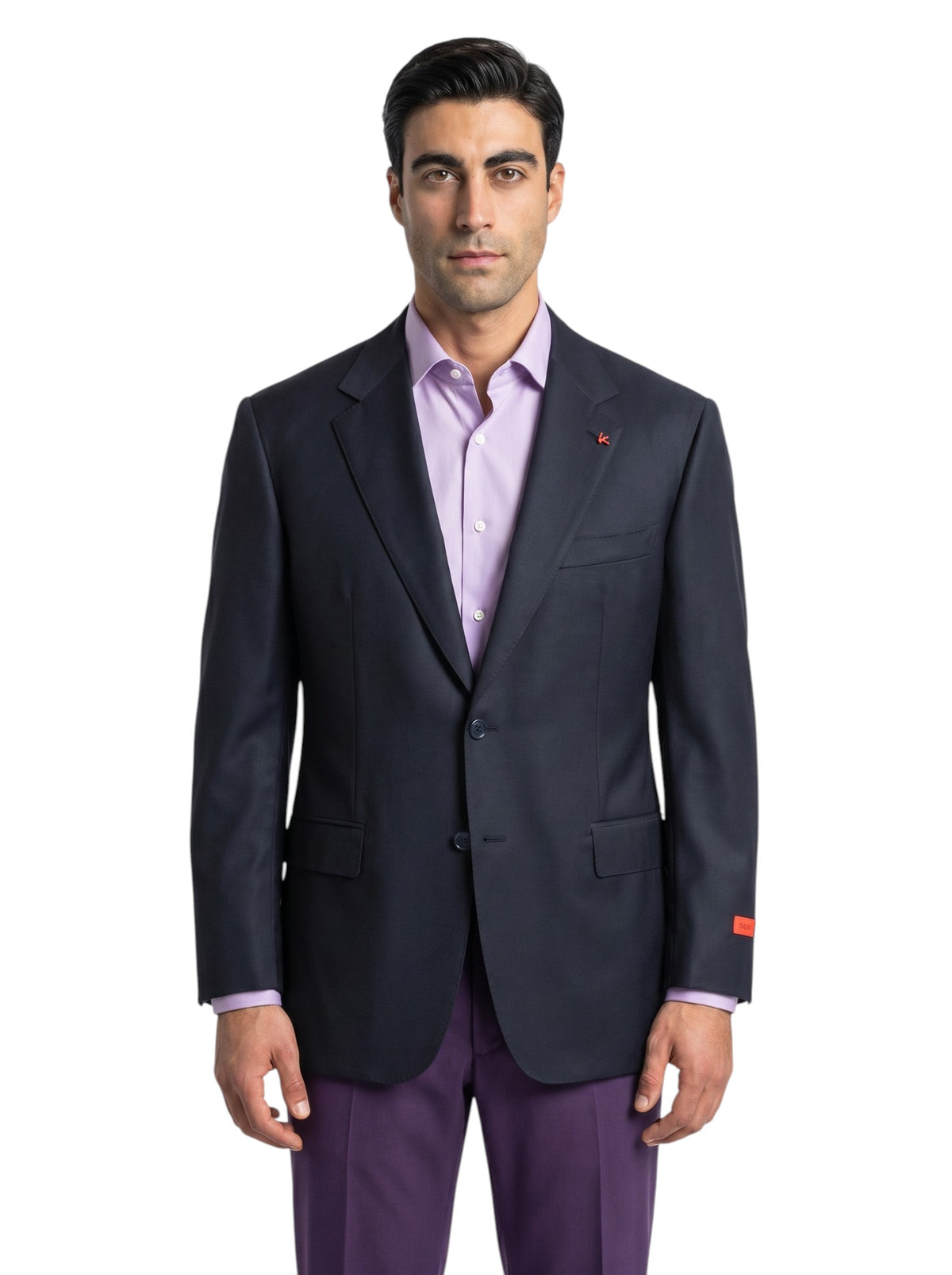 ISAIA NAPOLI "Aquaspider" Giacca sportiva blu navy in lana 52 US 62 EU 6R