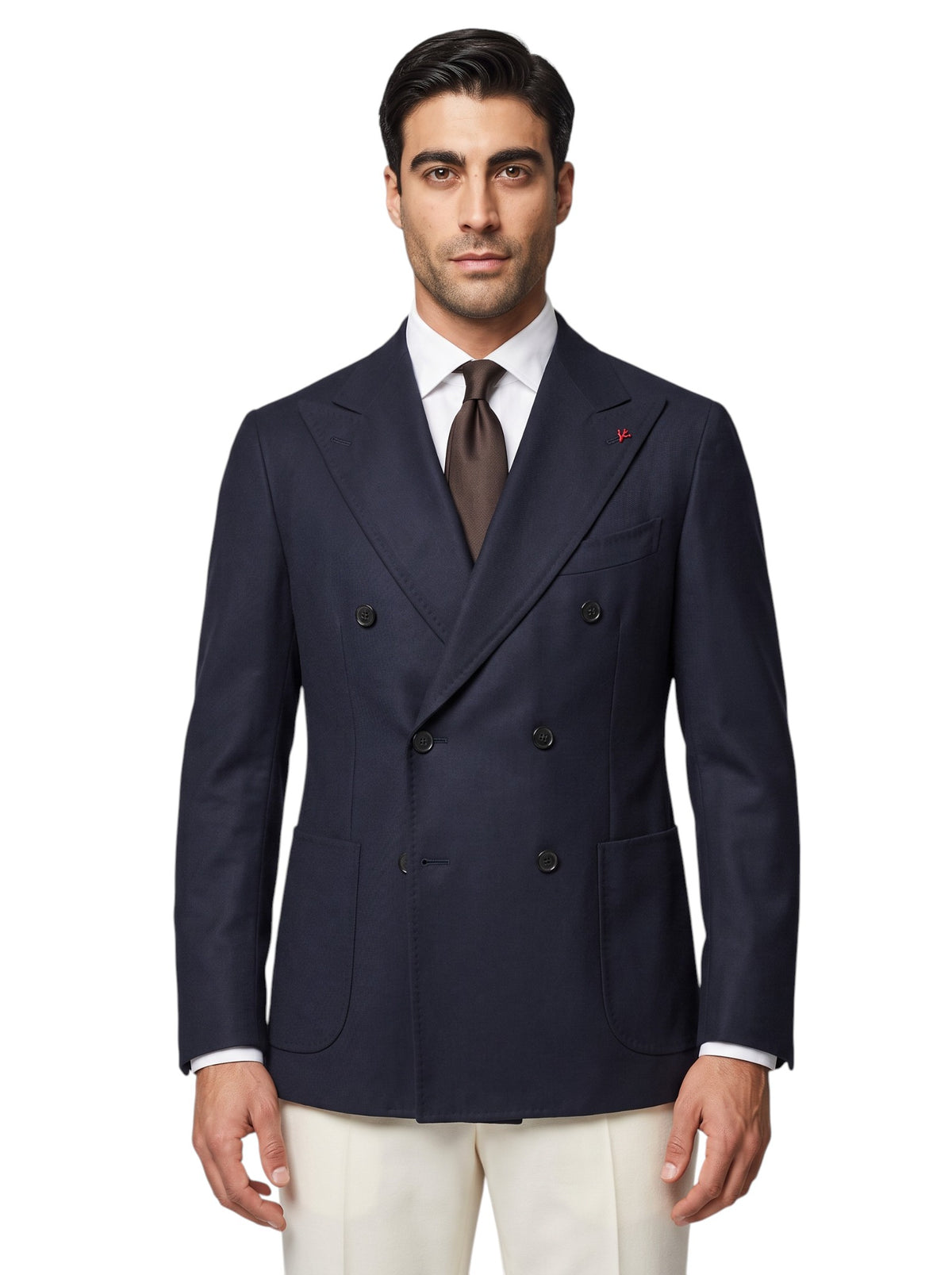 ISAIA "Capri" Blue Sport Coat Water Repellent Aquacashmere 36 US 46 EU 8R