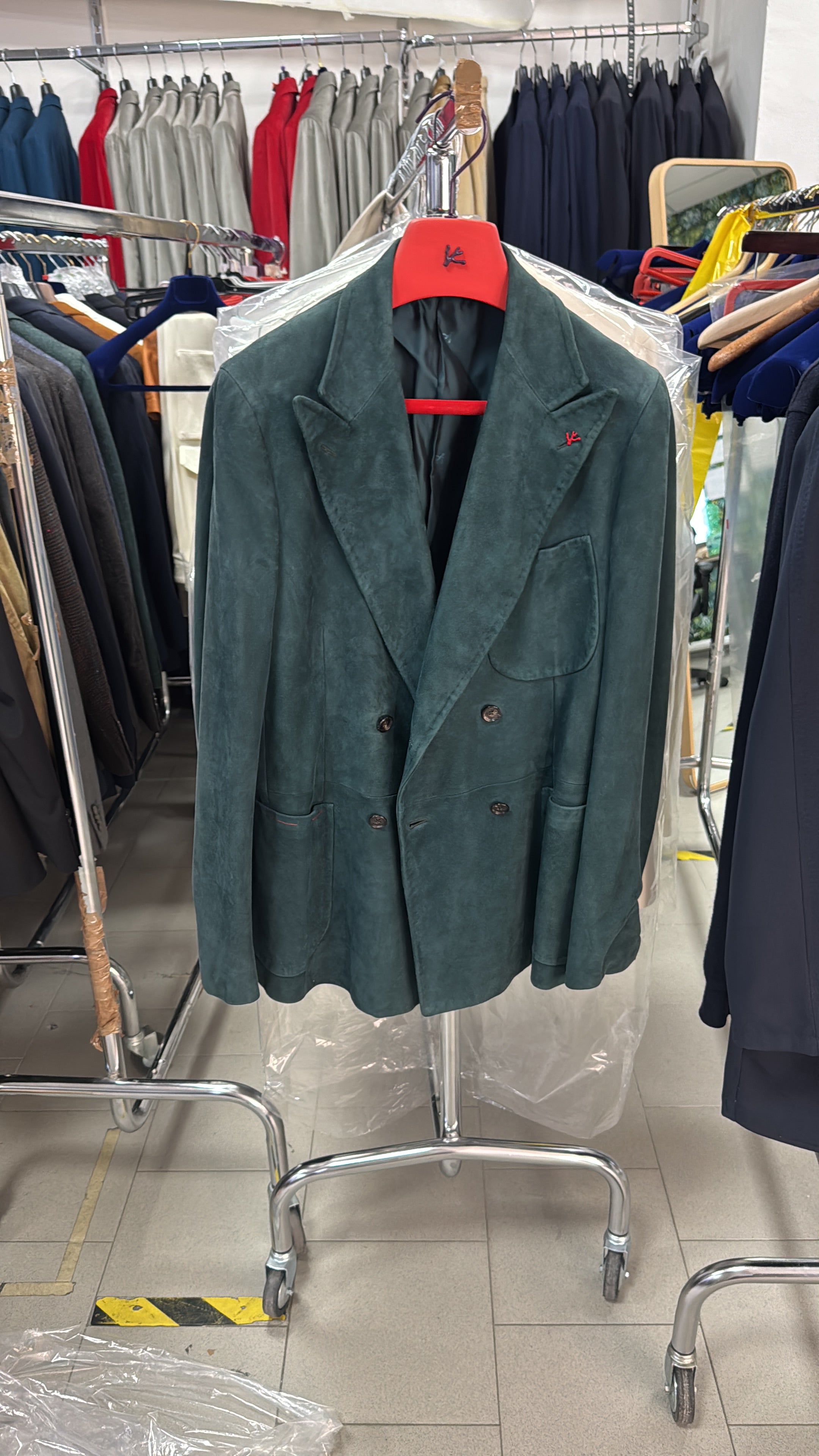 Isaia LAMBSKIN jacket 48