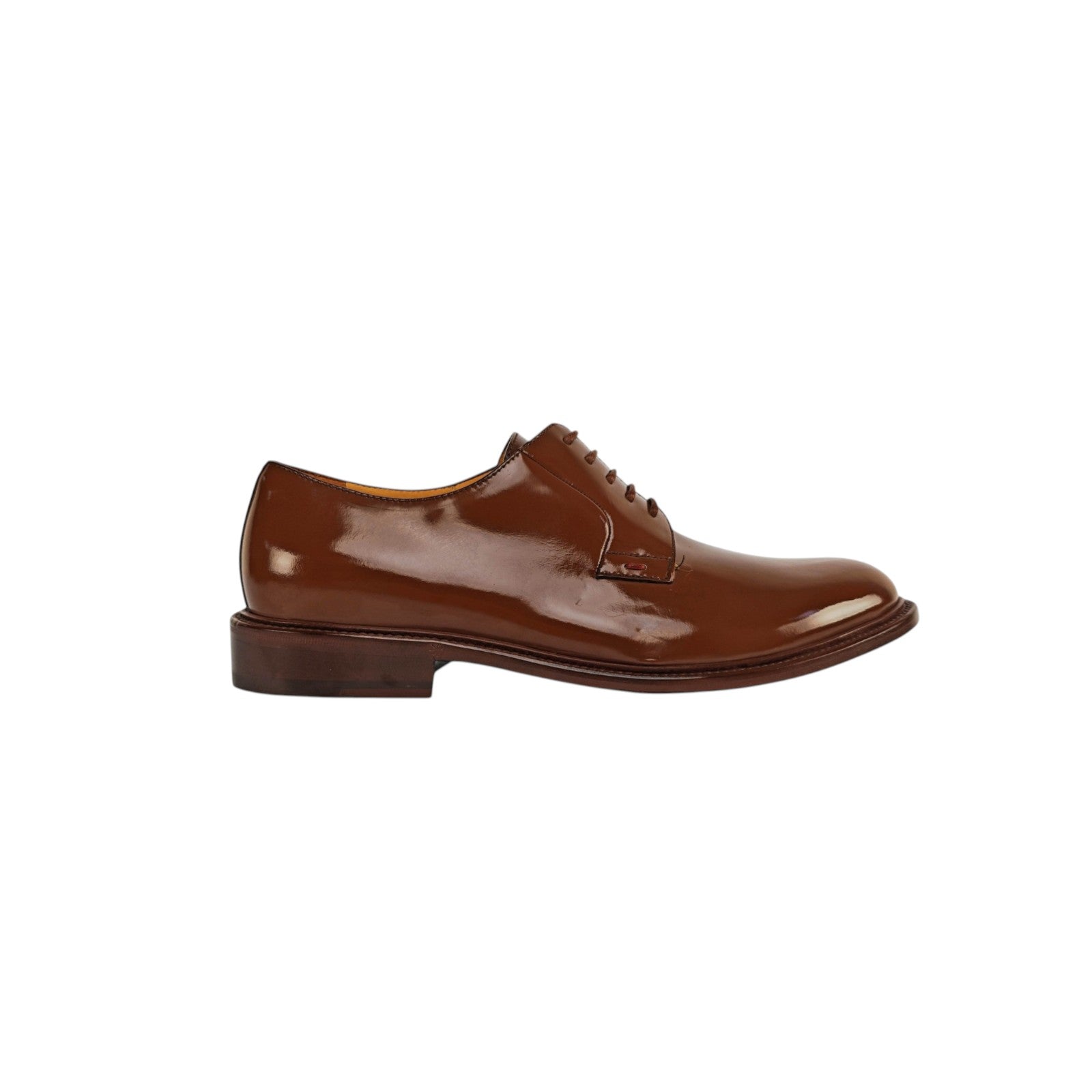 TESTONI "Vietri" Derby Shoes Lux Calf Brush Off Espresso 8 UK 9 US 42 IT