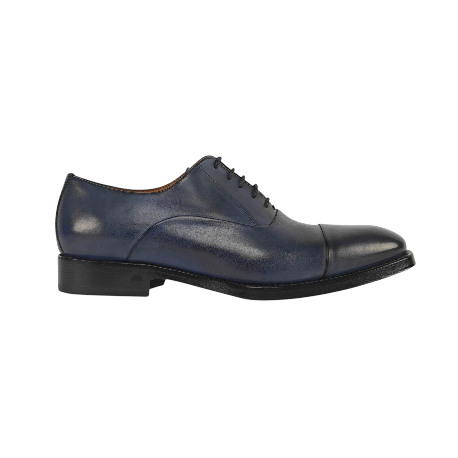 TESTONI 1929 Oxford Shoes Burnished Calf Indigo 8 UK / 9 US / 42 IT