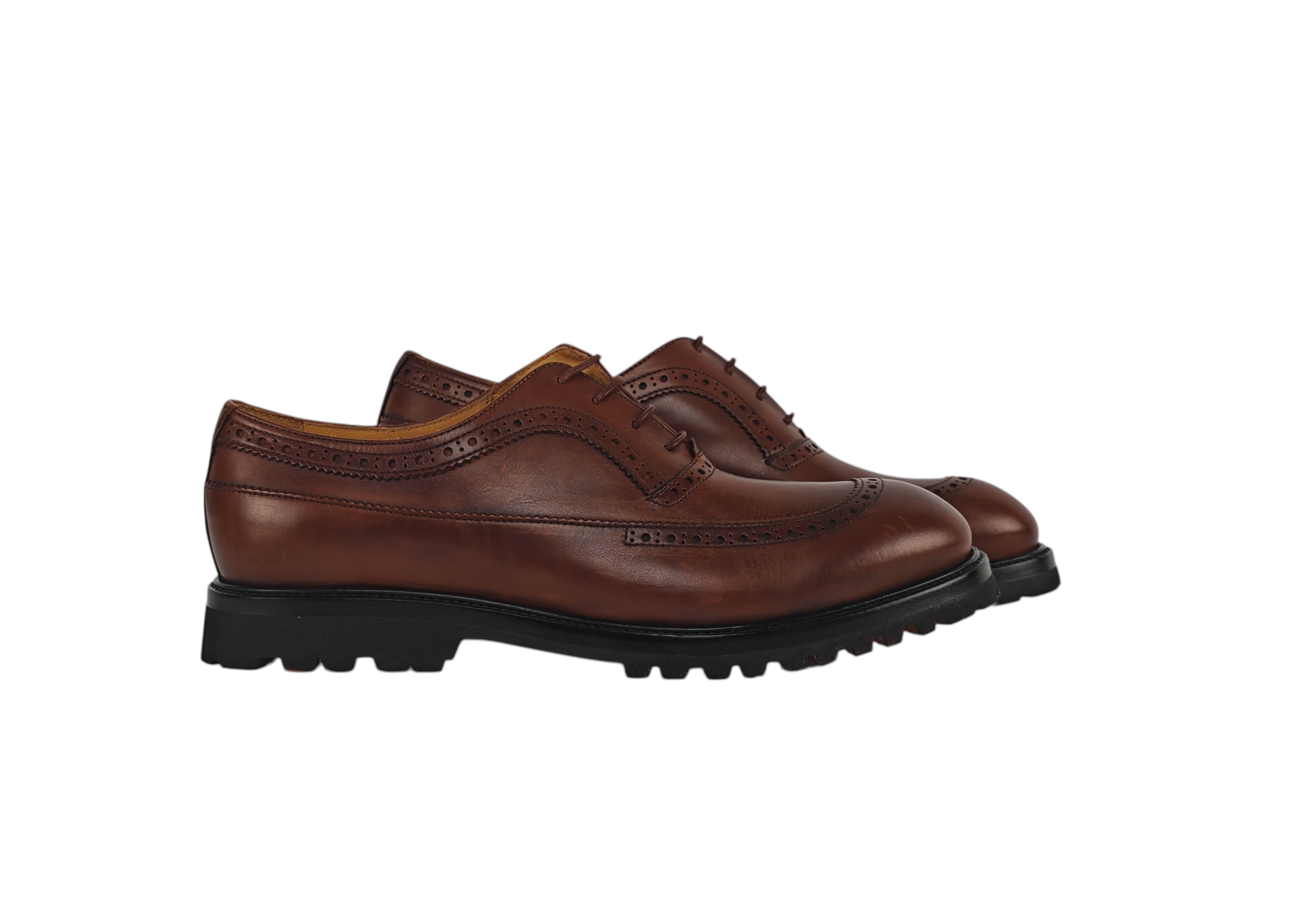 TESTONI "Piuma" Lambrusco Scarpe Oxford con punta a coda di rondine in gomma 8 UK 9 US 42 IT 