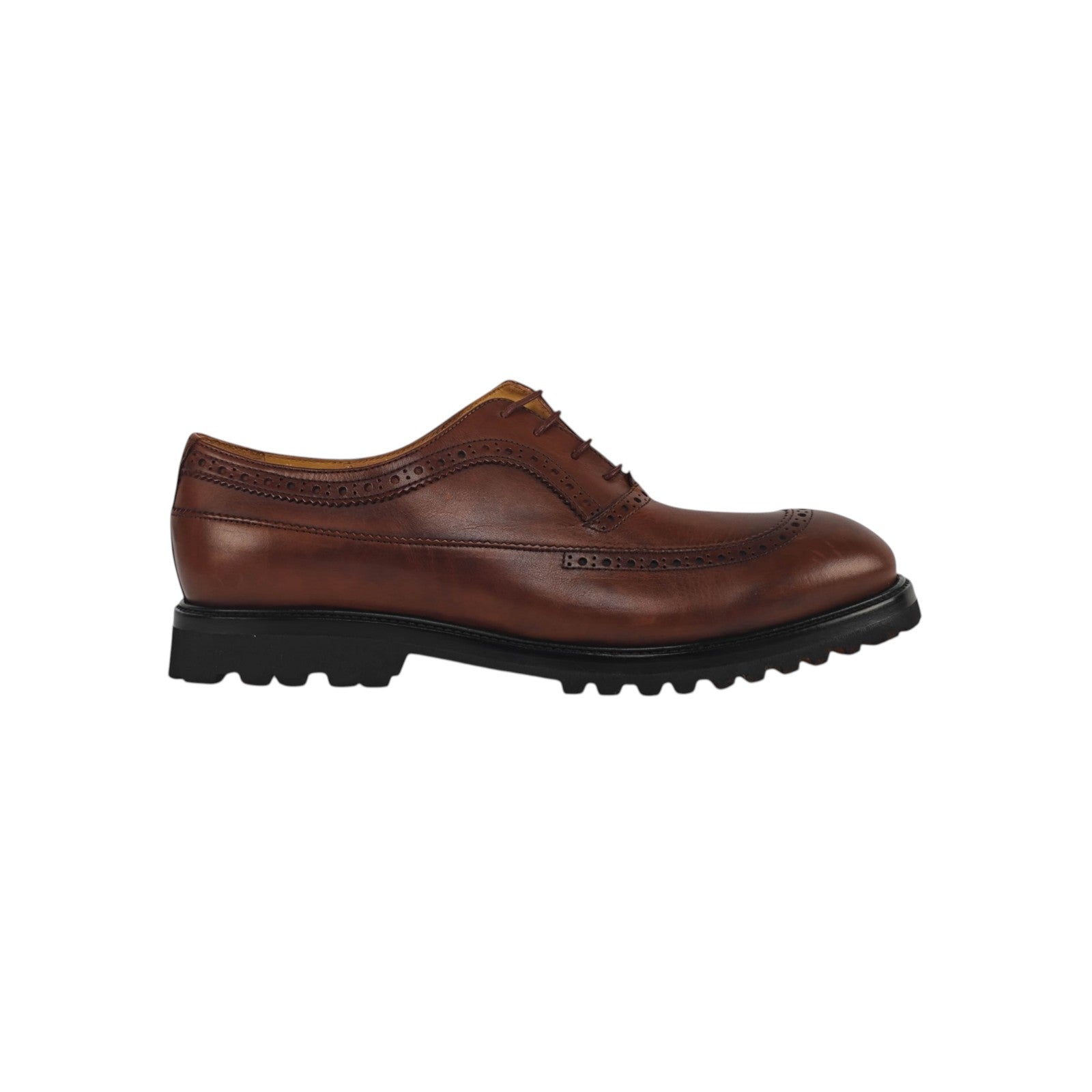 TESTONI "Piuma" Lambrusco Scarpe Oxford con punta a coda di rondine in gomma 8 UK 9 US 42 IT 