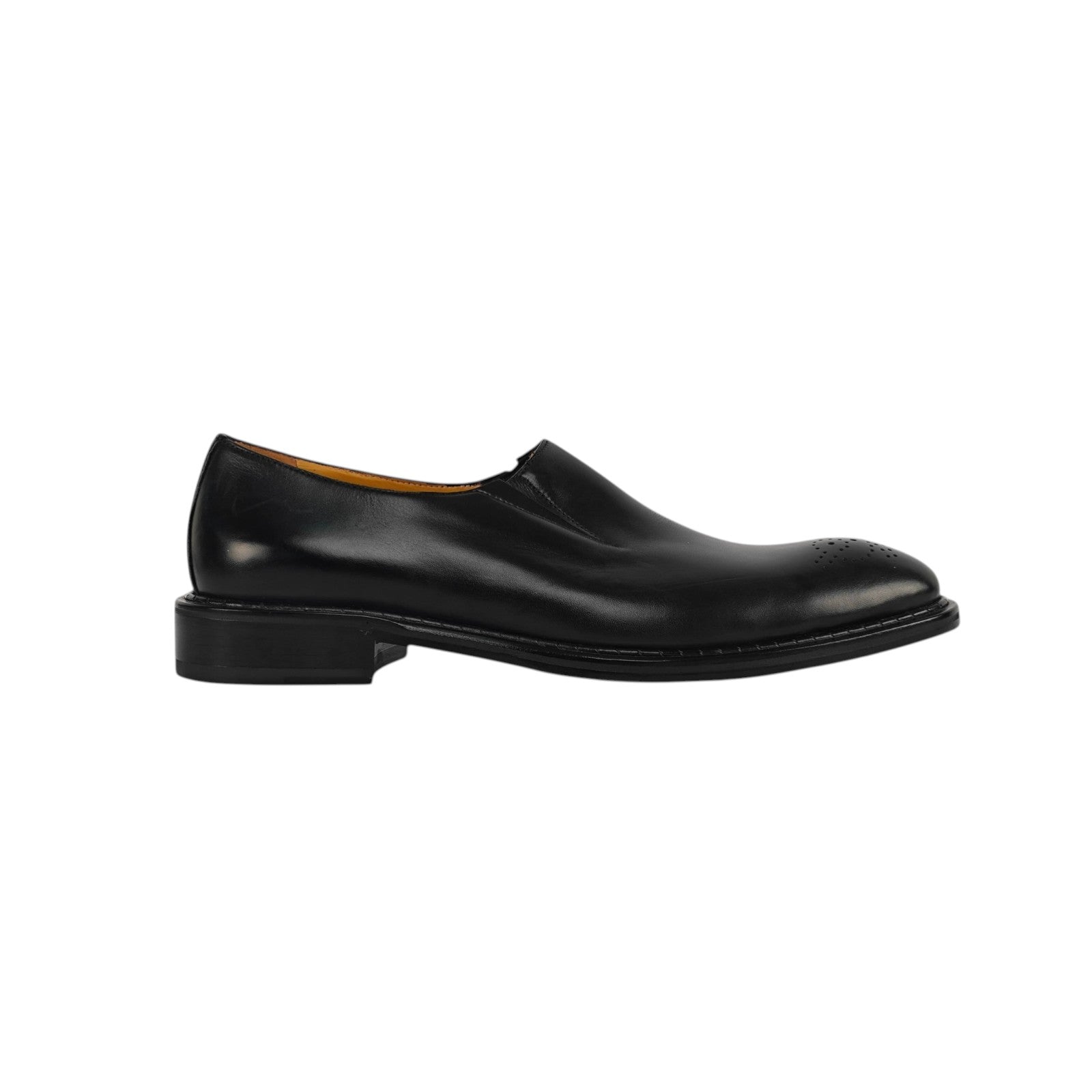 TESTONI "Venezia" Slip On Shoes Calf Black Goodyear Welted 8 UK / 9 US / 42 IT