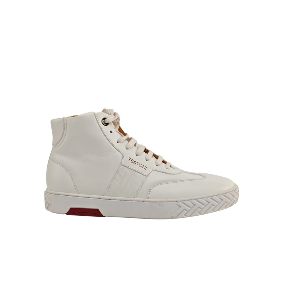 TESTONI Ravenna High Top Sneaker in pelle Nappa 8 UK / 9 US / 42 IT