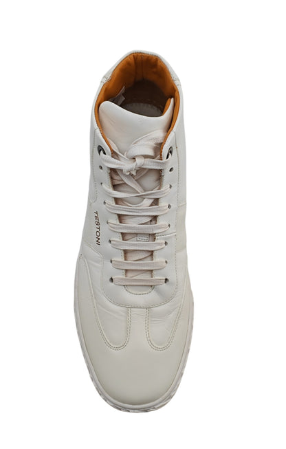 TESTONI Ravenna High Top Sneaker in pelle Nappa 8 UK / 9 US / 42 IT