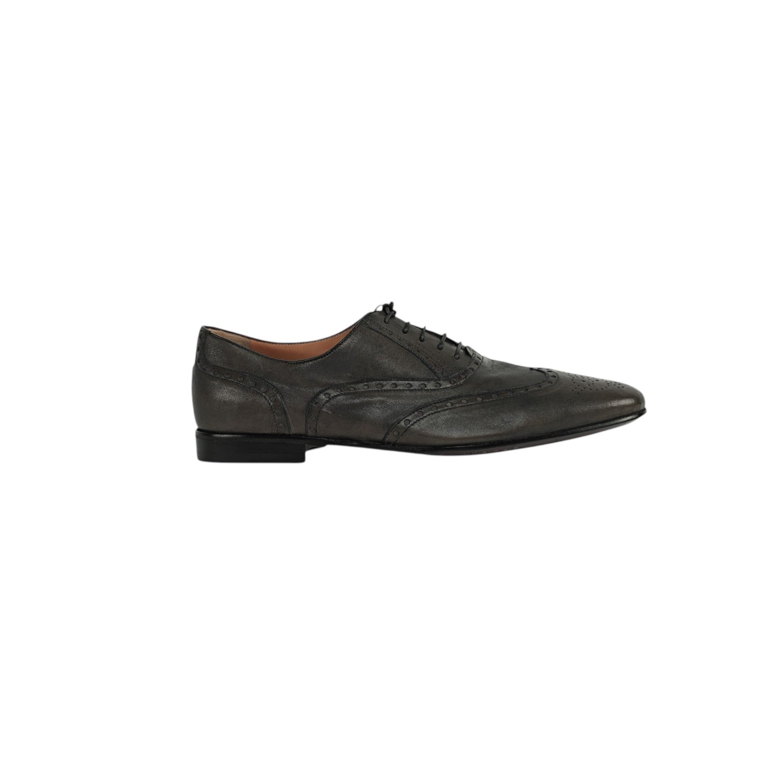 TESTONI 1929 Scarpe Oxford in morbida pelle di agnello lavata Asfalto 8 UK / 9 US / 42 IT