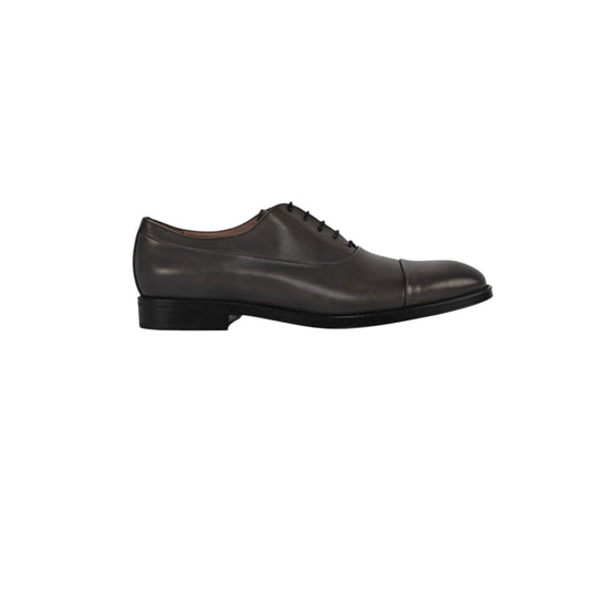 TESTONI Bologna "Salerno" Oxford Shoes Vintage Calf Taupe 8 UK / 9 US / 42 IT