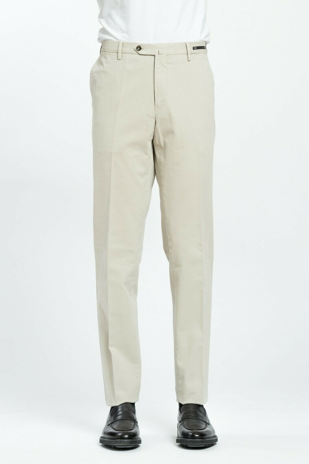 270$ PT01 NORTHERN LIGHTS Beige Trousers Pants Winter Cotton Slim ...