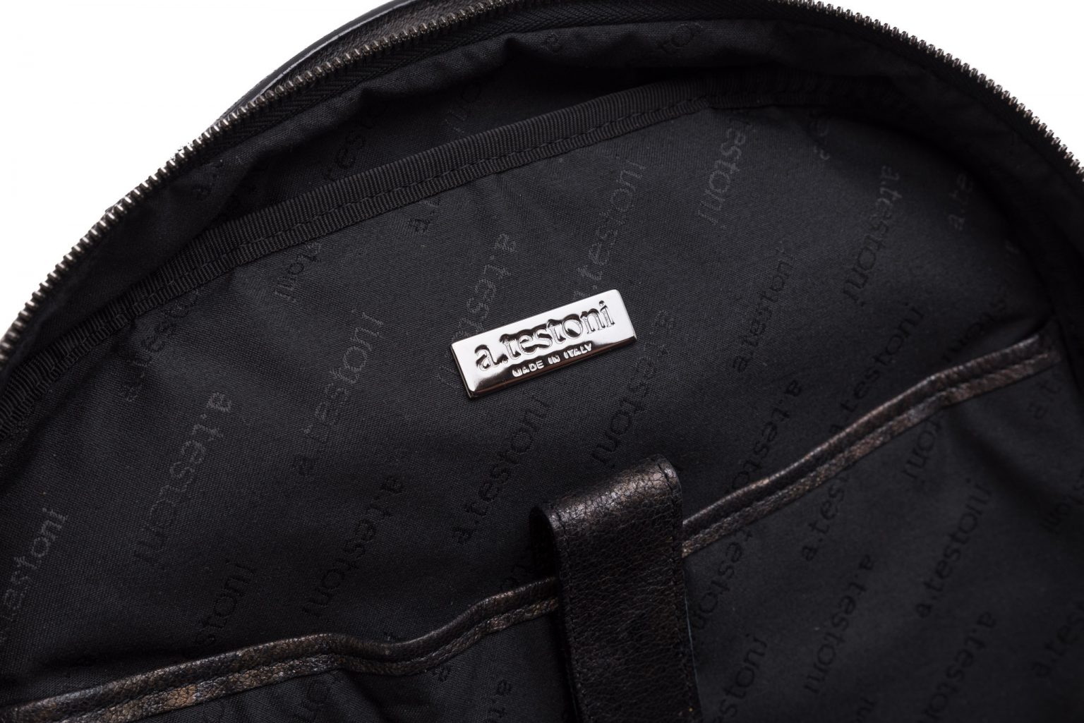 $1370 a.Testoni Bologna Luxury Backpack Tablet Case Multimetal ...
