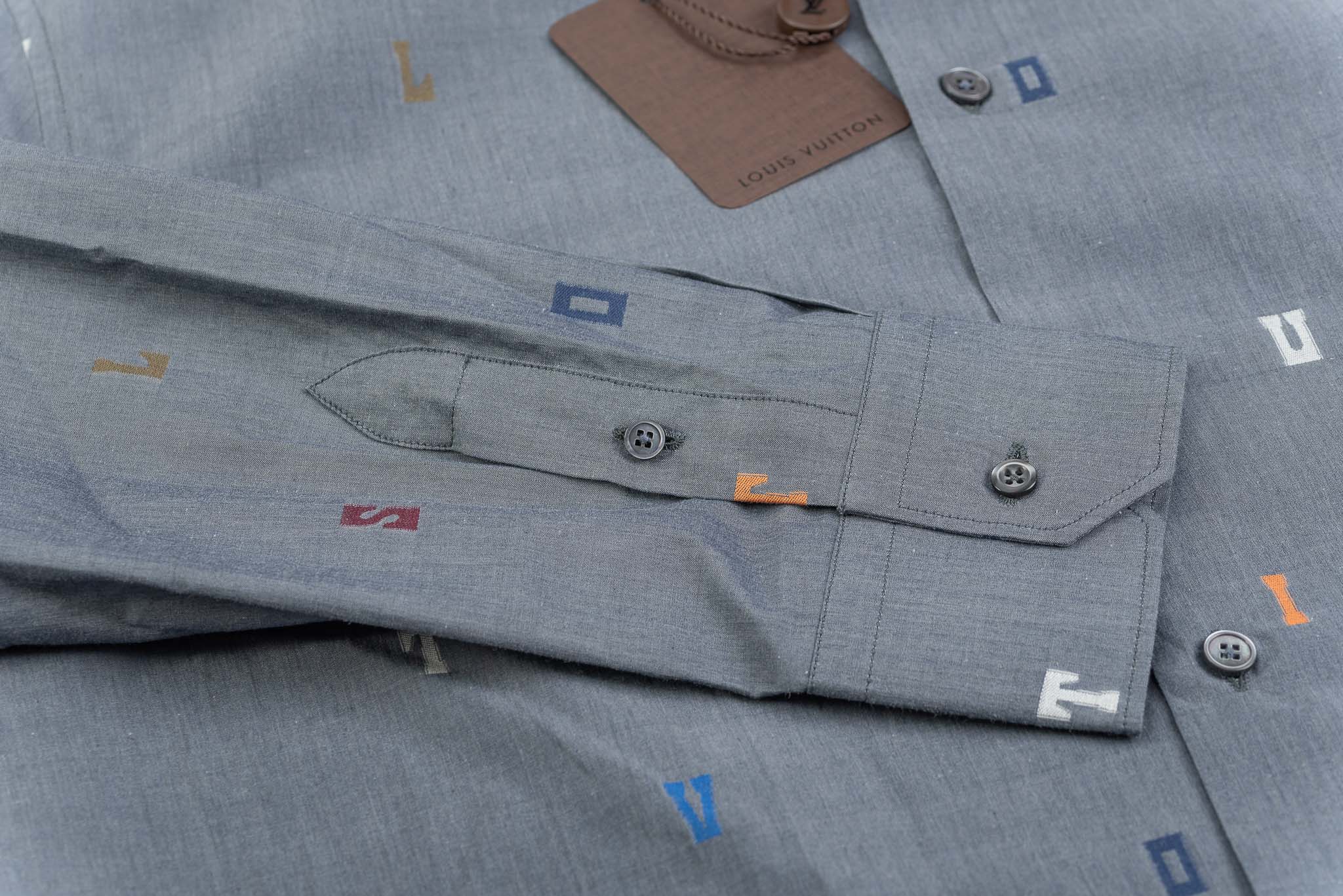 Louis Vuitton Regular Shirt With DNA Collar Fil Coupé - Vitkac shop online