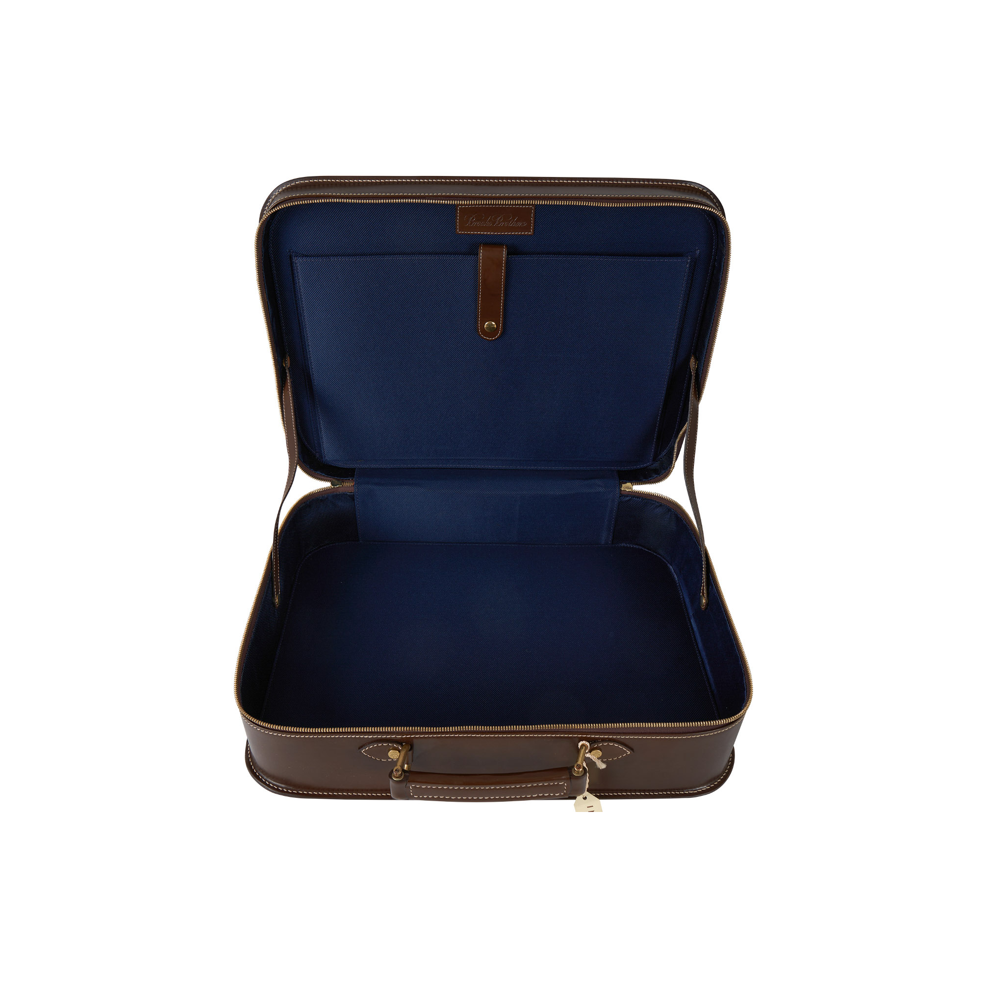 Brooks Brothers Genuine leather suitcase | myglobaltax.com